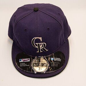 New Era Colorado Rockies 59 Fifty Baseball Cap Size 7 1/4